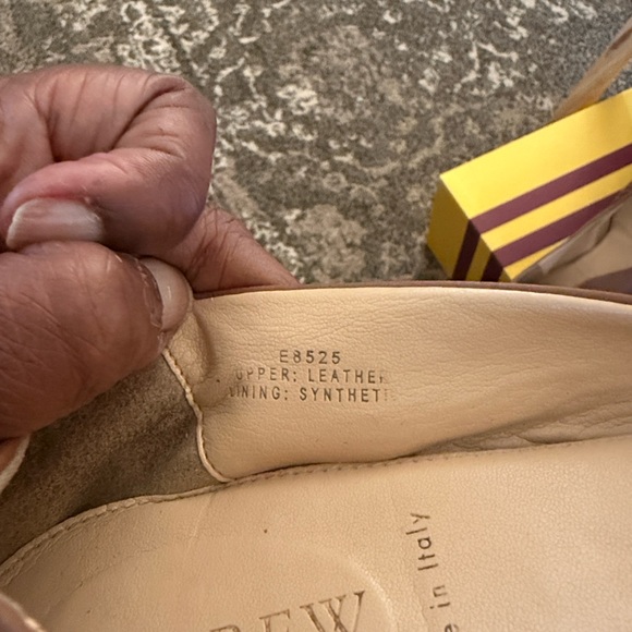 J. Crew Tan Leather Flats - Picture 2 of 5